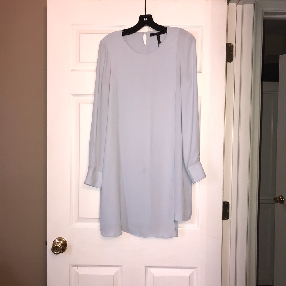 BCBG Maxazria Aston Smock dress dusty blue - Picture 2 of 8